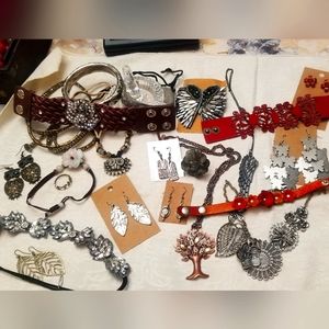 Earth goddess jewelry lot